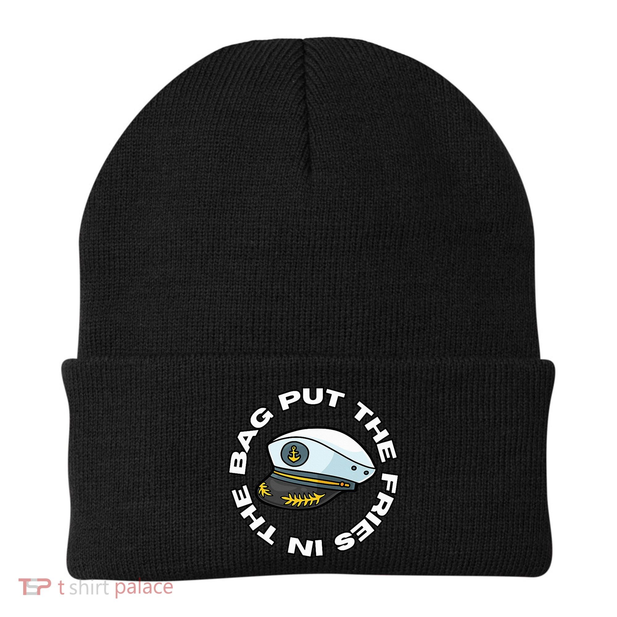 Put The Fries In The Bag Wots Josh Block Beanie