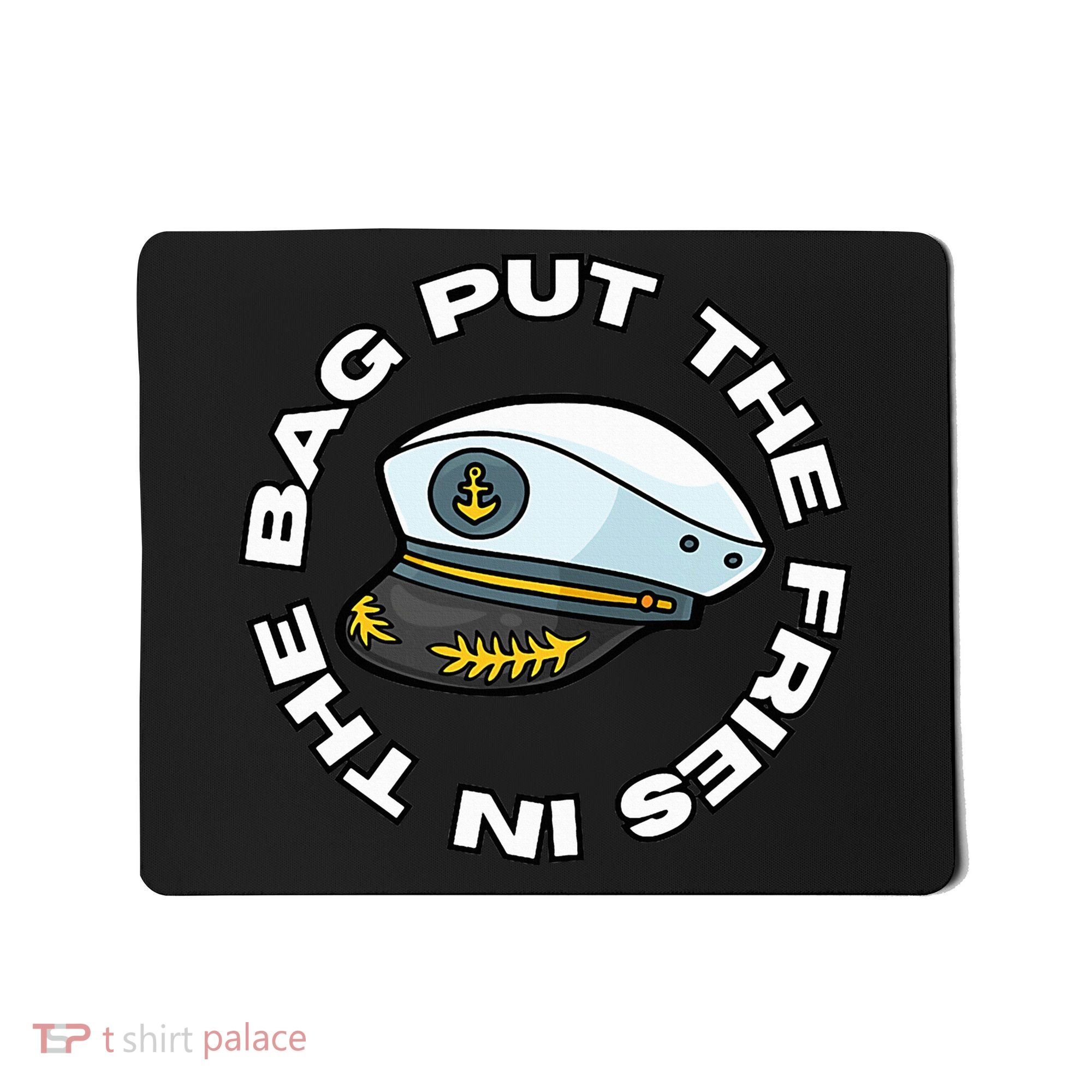 Put The Fries In The Bag Wots Josh Block Mousepad