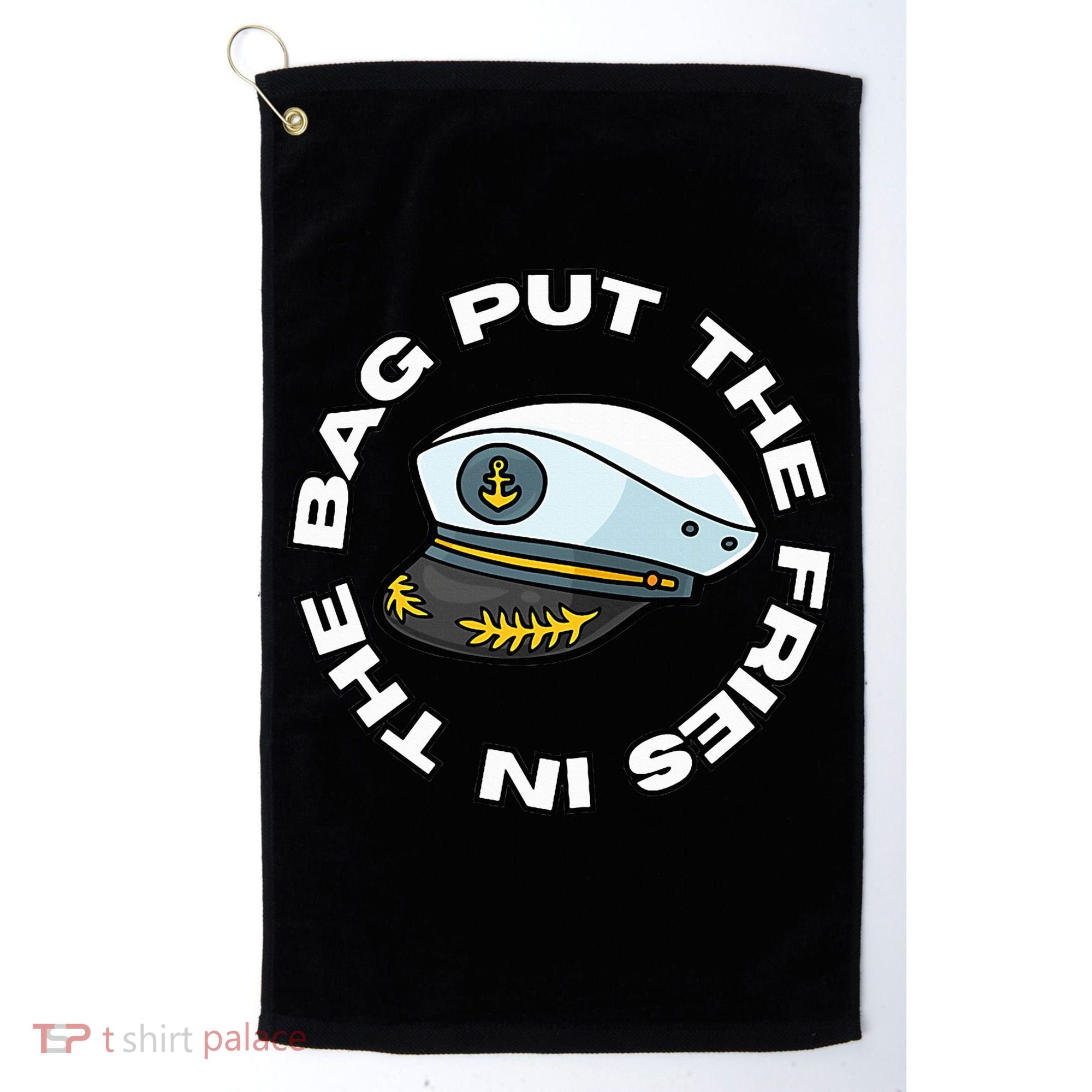 Put The Fries In The Bag Wots Josh Block Golf Towel