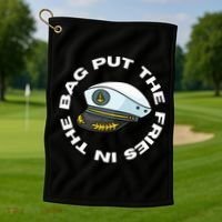 Put The Fries In The Bag Wots Josh Block Golf Towel thumb 1