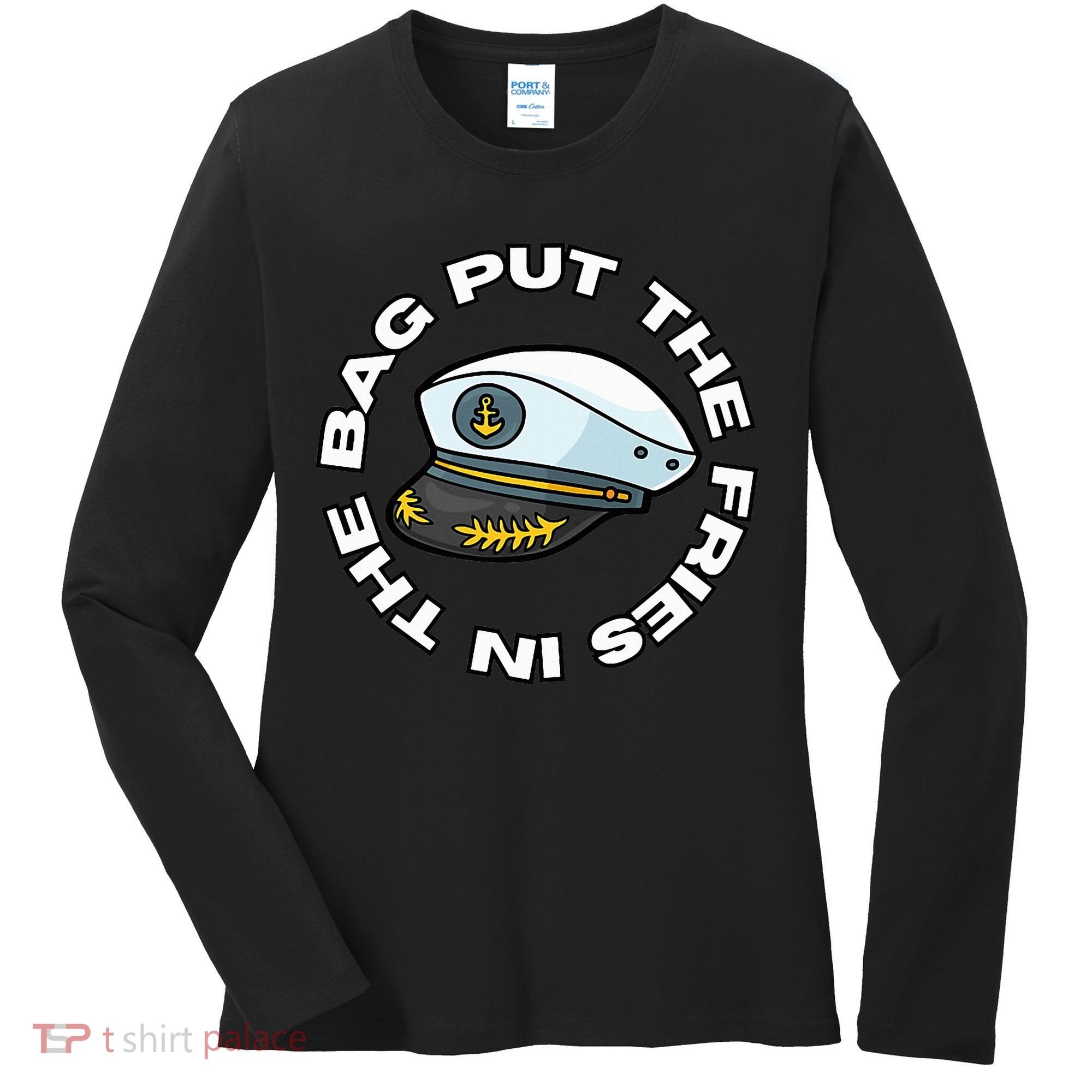 Put The Fries In The Bag Wots Josh Block Women's Long Sleeve Shirt
