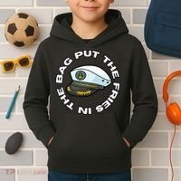 Put The Fries In The Bag Wots Josh Block Kids Hoodie thumb 2