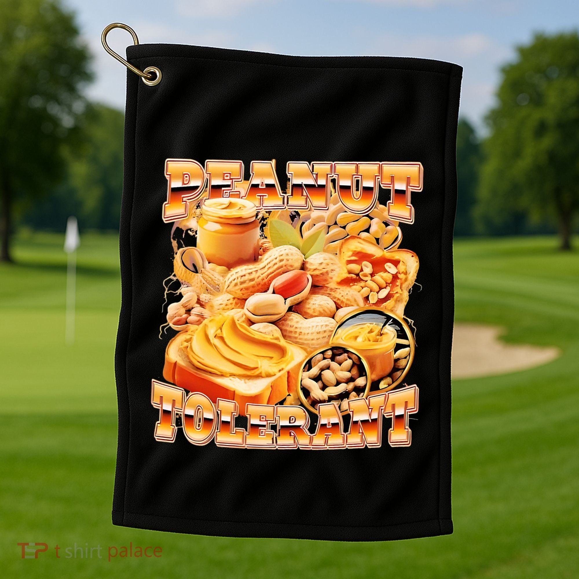 Peanut Tolerant Funny Golf Towel