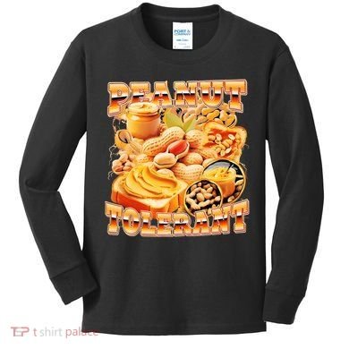 Peanut Tolerant Funny Kids Long Sleeve Shirt