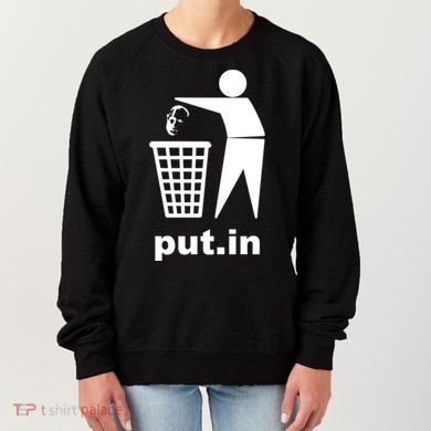 Putin Trash Funny Women's Sweatshirt