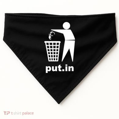 Putin Trash Funny USA-Made Doggie Bandana