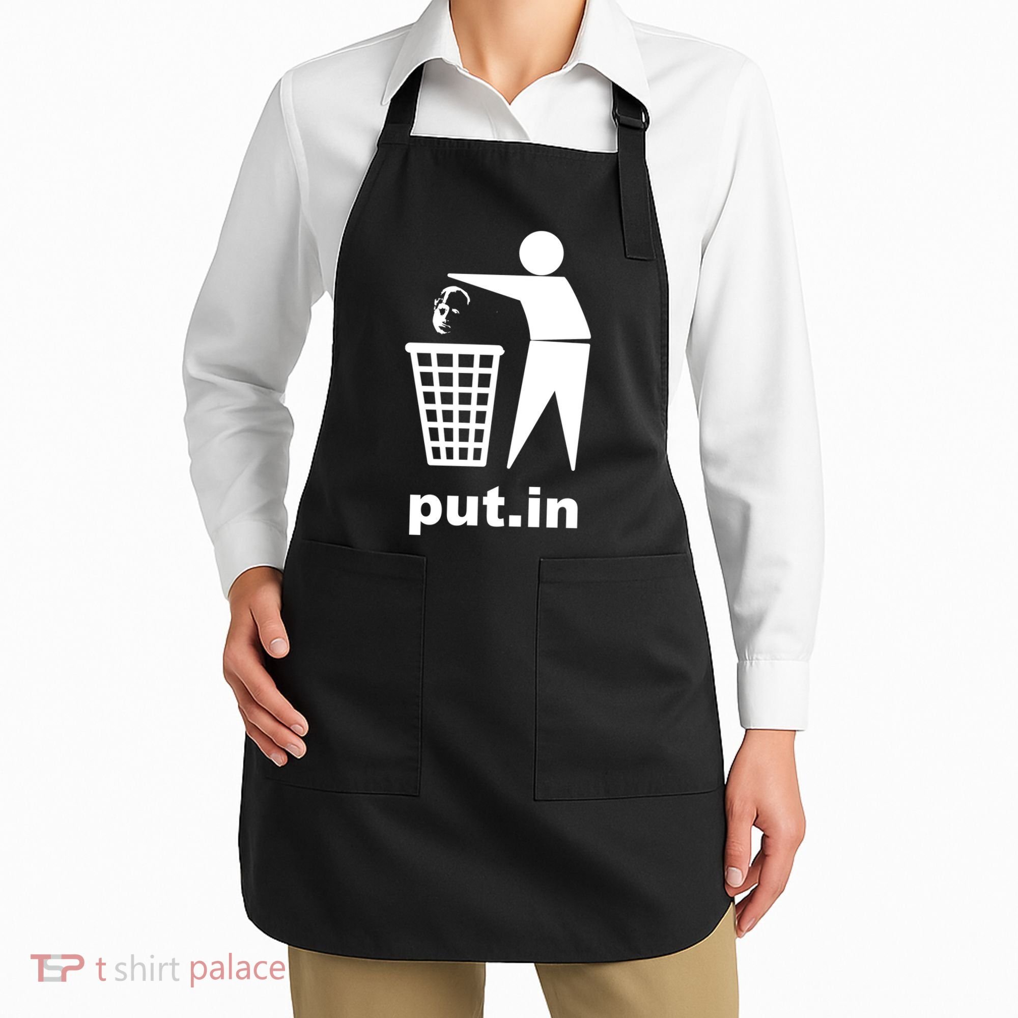 Putin Trash Funny Apron