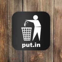 Putin Trash Funny Coaster thumb 0