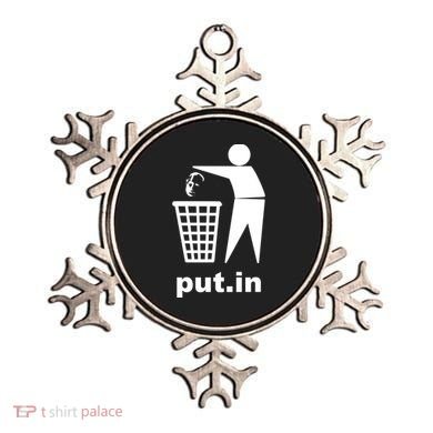Putin Trash Funny Ornament
