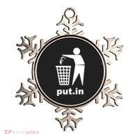 Putin Trash Funny Ornament thumb 0