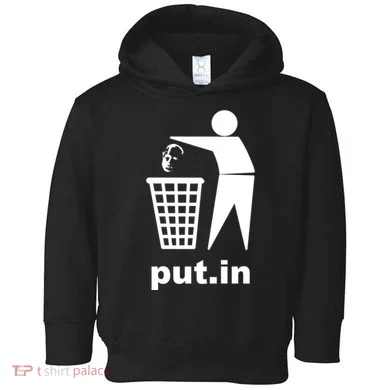 Putin Trash Funny Toddler Hoodie