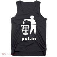 Putin Trash Funny Tank Top thumb 0