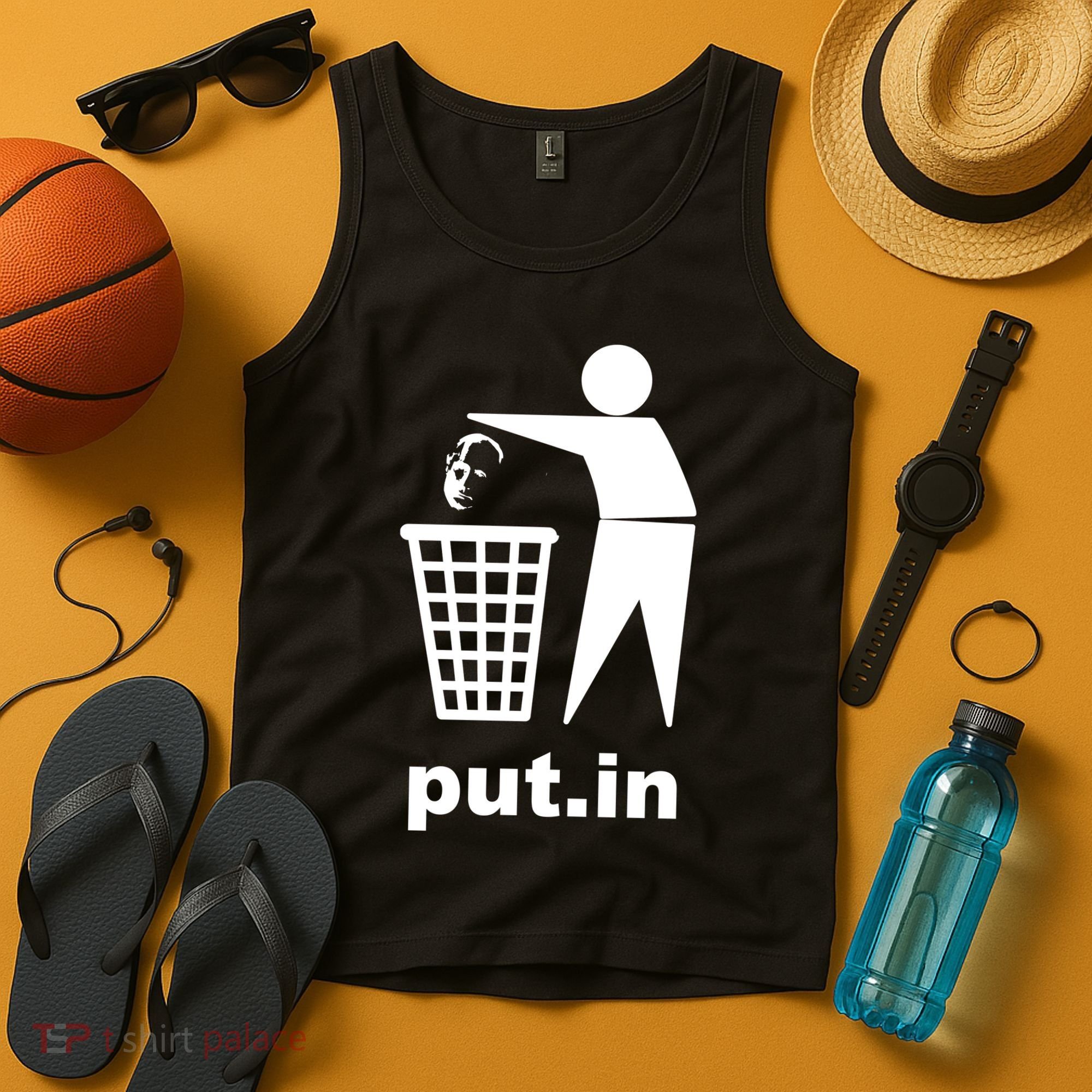 Putin Trash Funny Tank Top