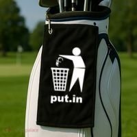 Putin Trash Funny Golf Towel thumb 2
