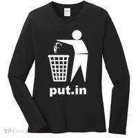 Putin Trash Funny Women's Long Sleeve Shirt thumb 0