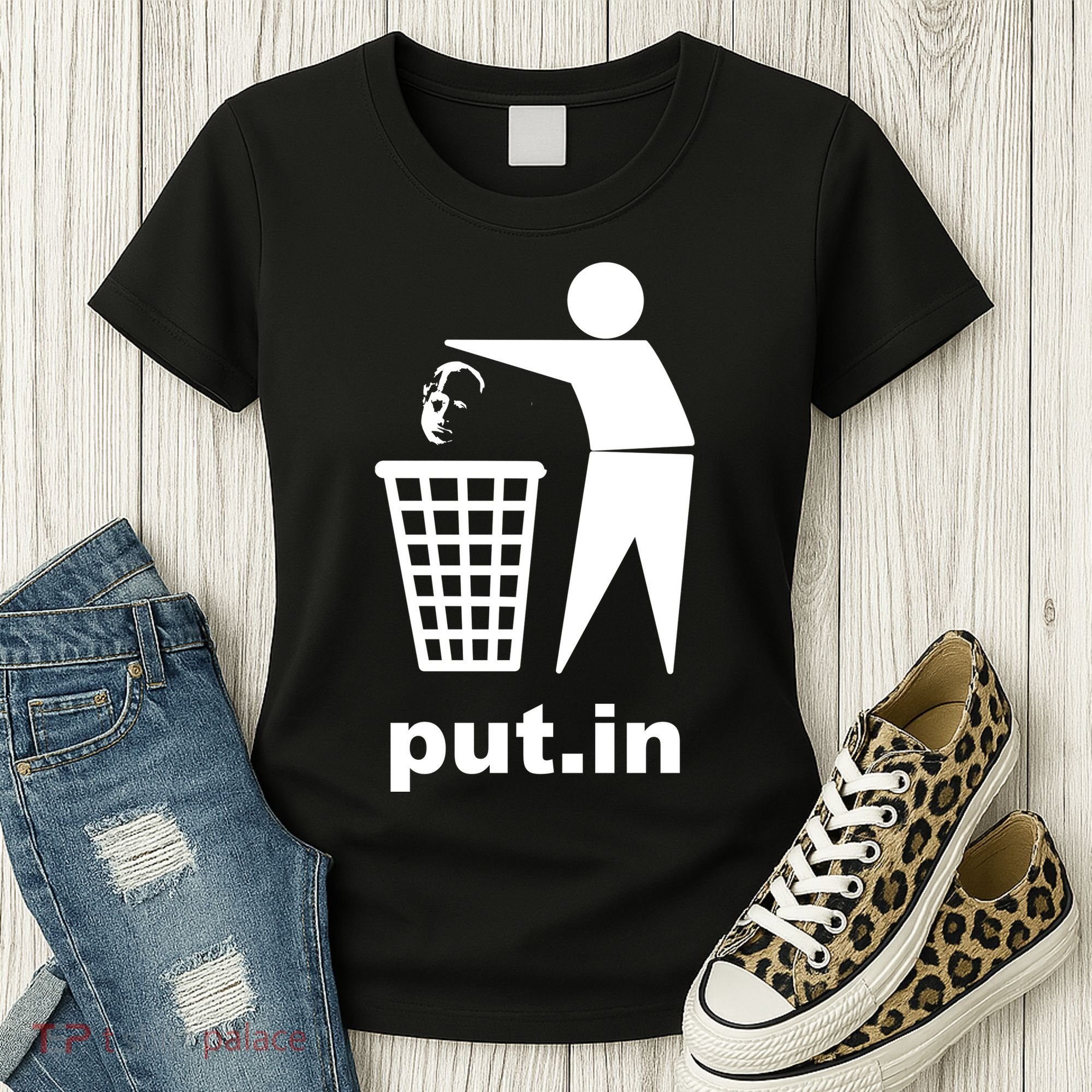 Putin Trash Funny Women's T-Shirt