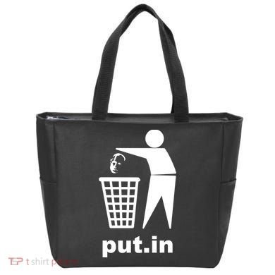 Putin Trash Funny Tote Bag
