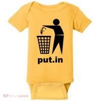Putin Trash Funny Baby Bodysuit thumb 0