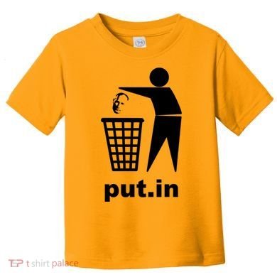 Putin Trash Funny Toddler T-Shirt