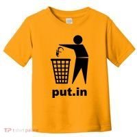 Putin Trash Funny Toddler T-Shirt thumb 0
