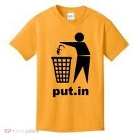 Putin Trash Funny Kids T-Shirt thumb 0