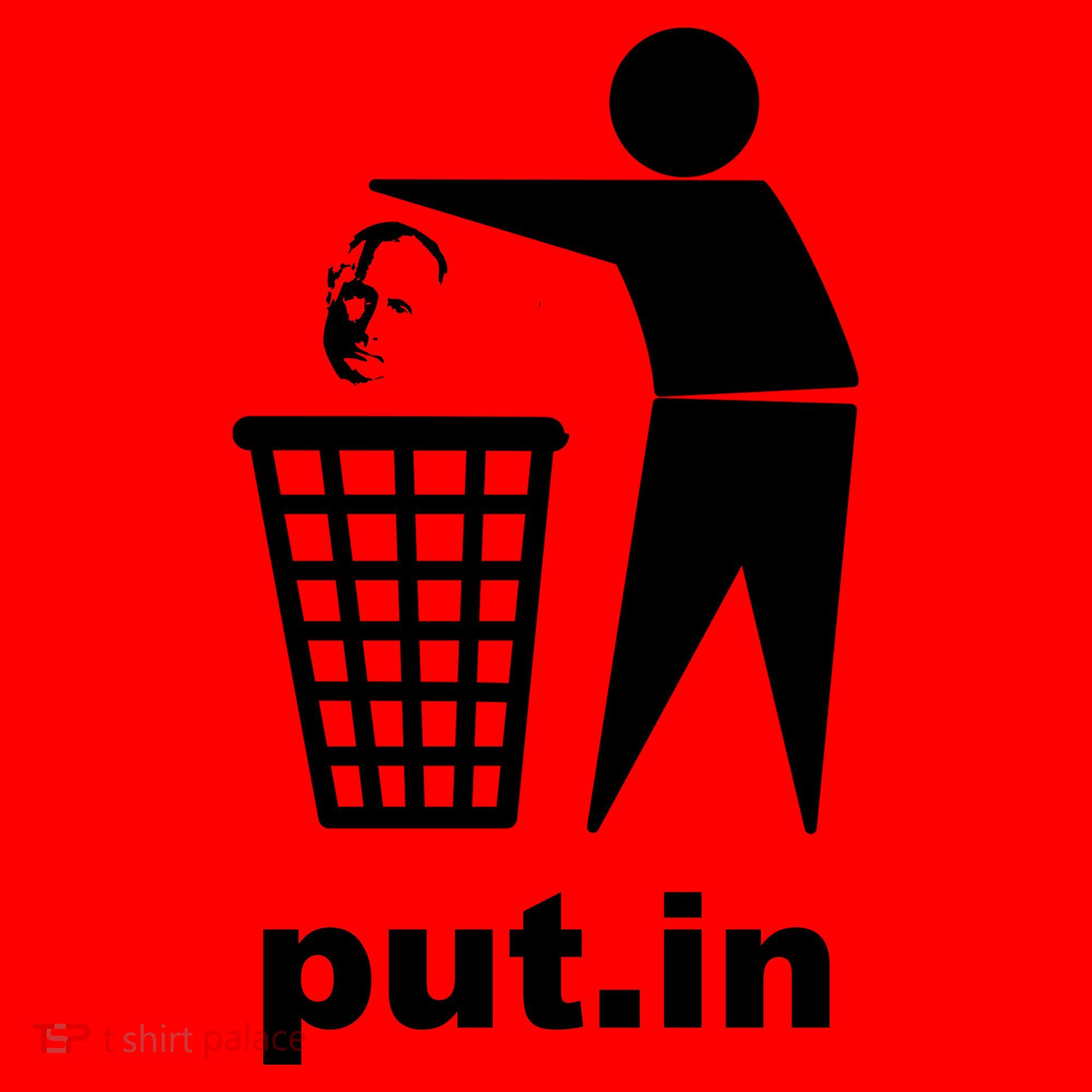 Putin Trash Funny Santa Hat