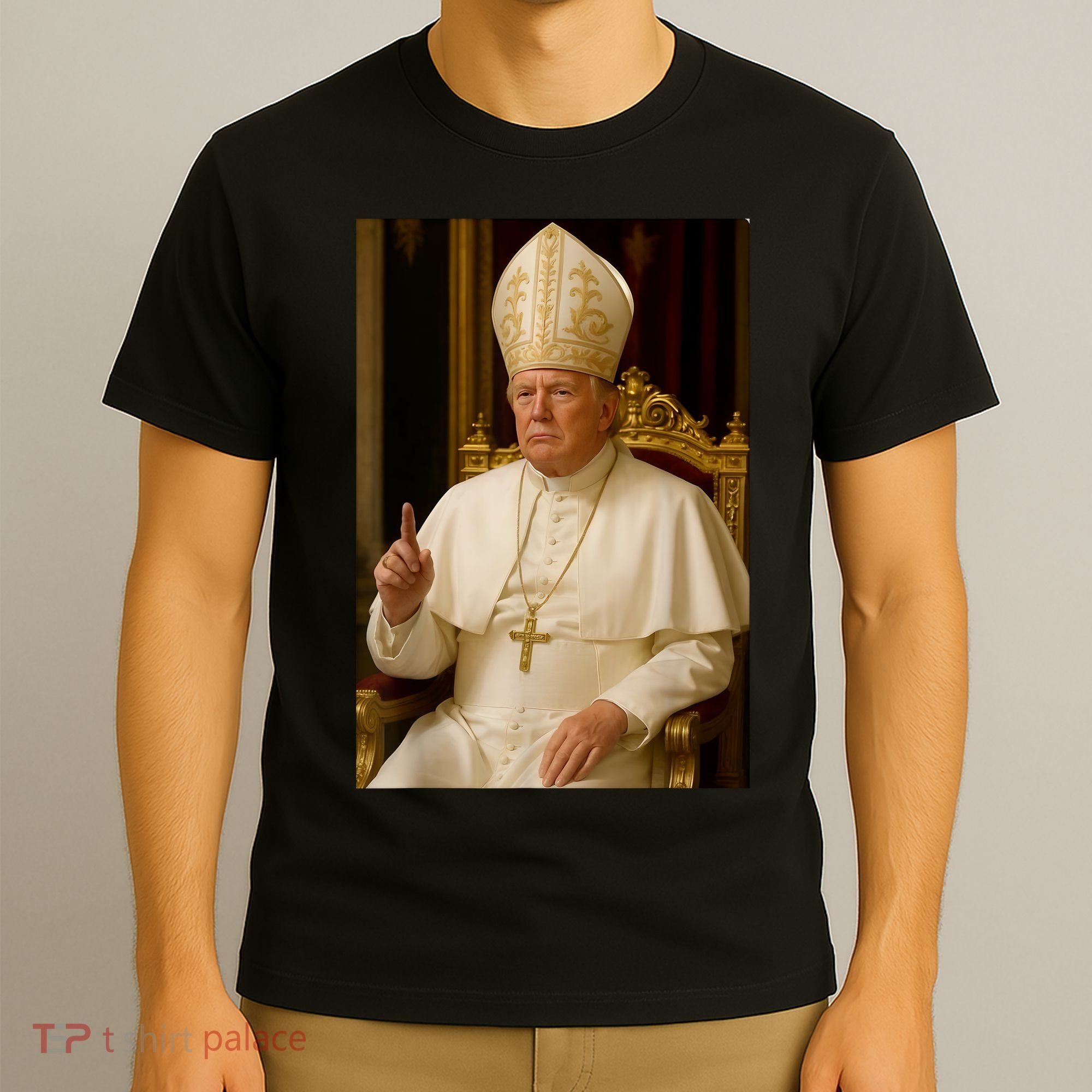 Pope Trump Funny President Trump Wants To Be The Next Pope T-Shirt