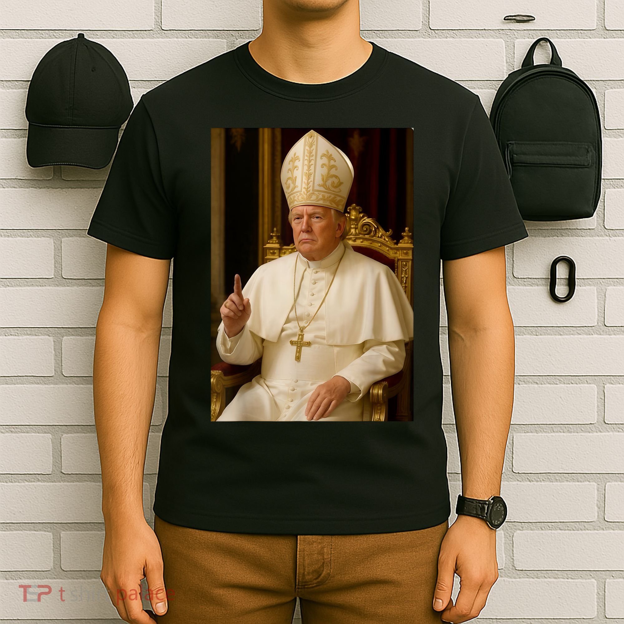 Pope Trump Funny President Trump Wants To Be The Next Pope T-Shirt