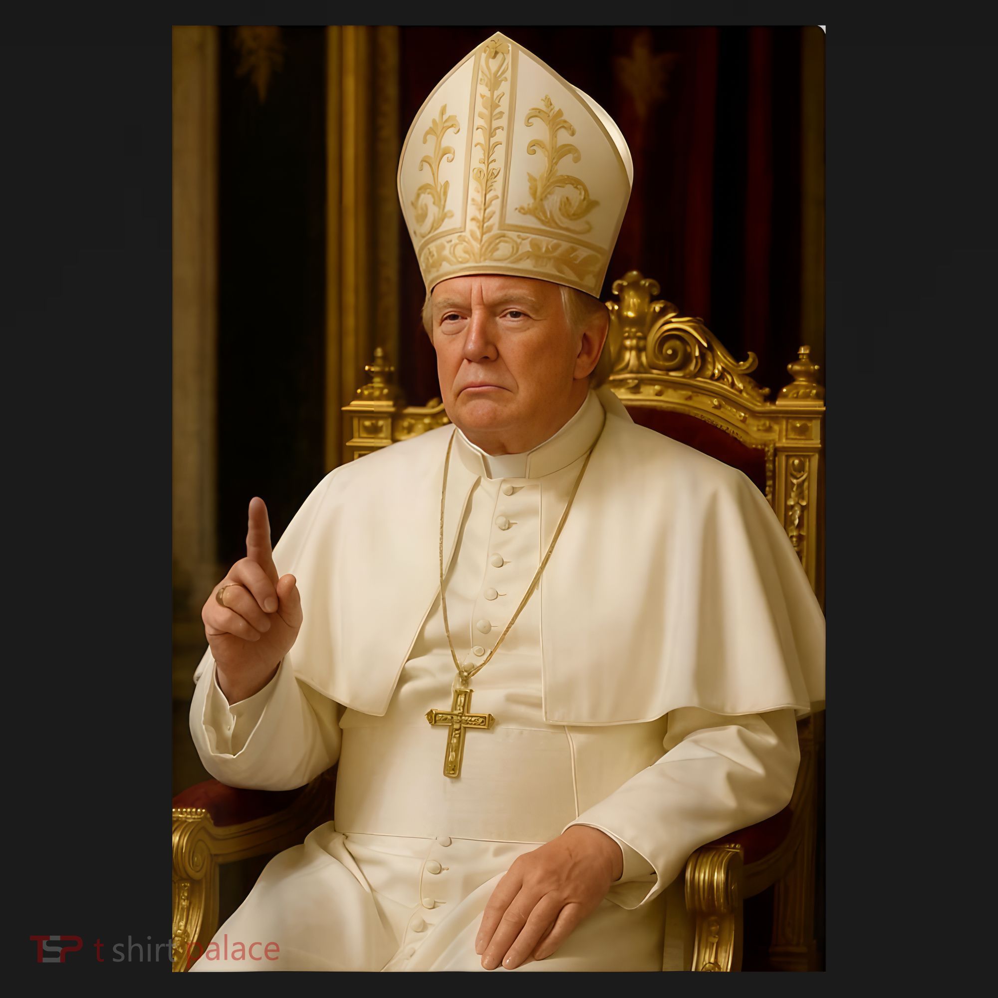 Pope Trump Funny President Trump Wants To Be The Next Pope T-Shirt