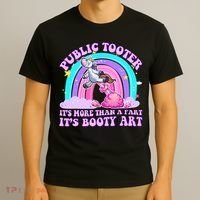Public Tooter Funny Unicorn Inappropriate Embarrassing Adult  T-Shirt thumb 3