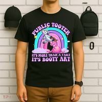Public Tooter Funny Unicorn Inappropriate Embarrassing Adult  T-Shirt thumb 6