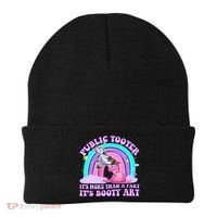 Public Tooter Funny Unicorn Inappropriate Embarrassing Adult  Beanie thumb 0
