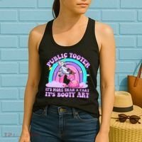 Public Tooter Funny Unicorn Inappropriate Embarrassing Adult  Women's Tank Top thumb 2
