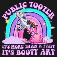 Public Tooter Funny Unicorn Inappropriate Embarrassing Adult  Women's Tank Top thumb 5