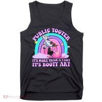 Public Tooter Funny Unicorn Inappropriate Embarrassing Adult  Tank Top thumb 0