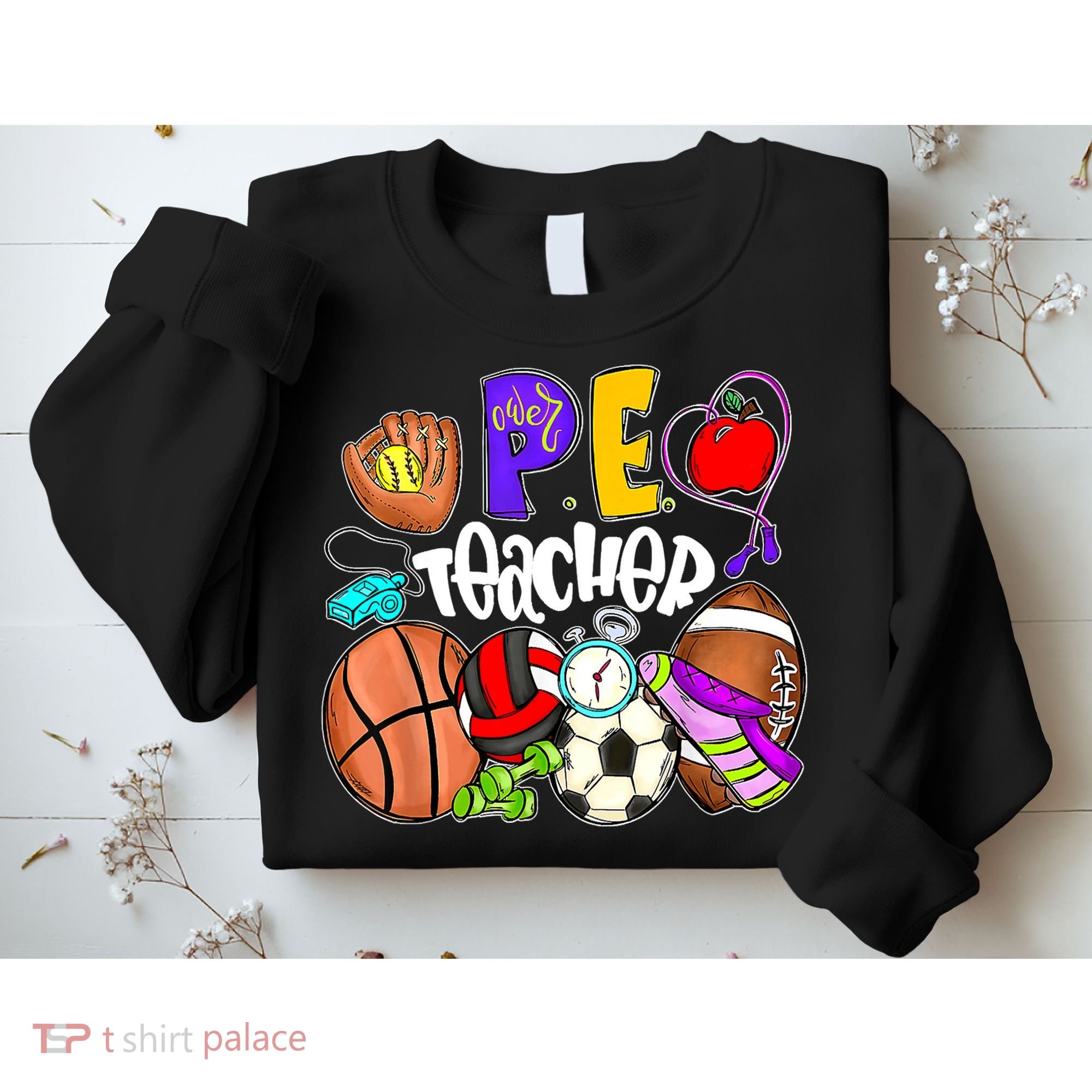 PE Teacher Funny Physical Education Teacher Back To School Sweatshirt