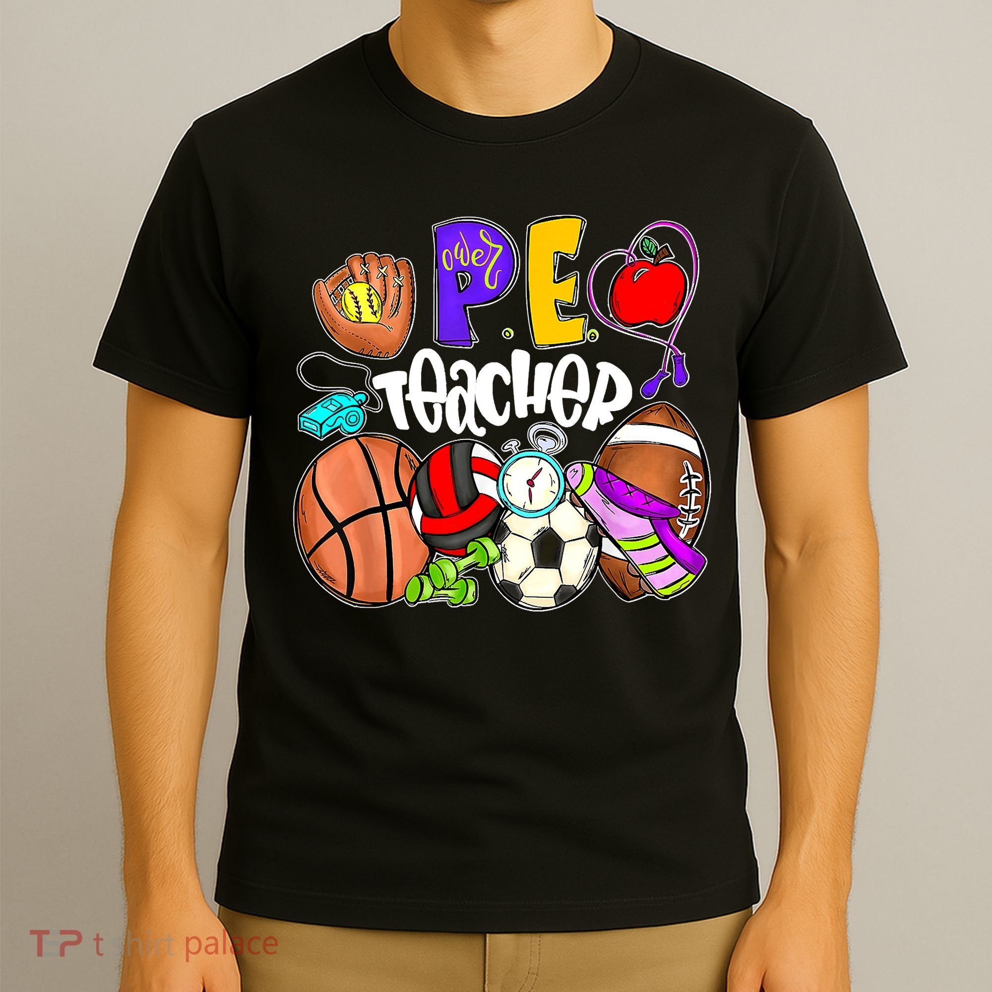 PE Teacher Funny Physical Education Teacher Back To School T-Shirt