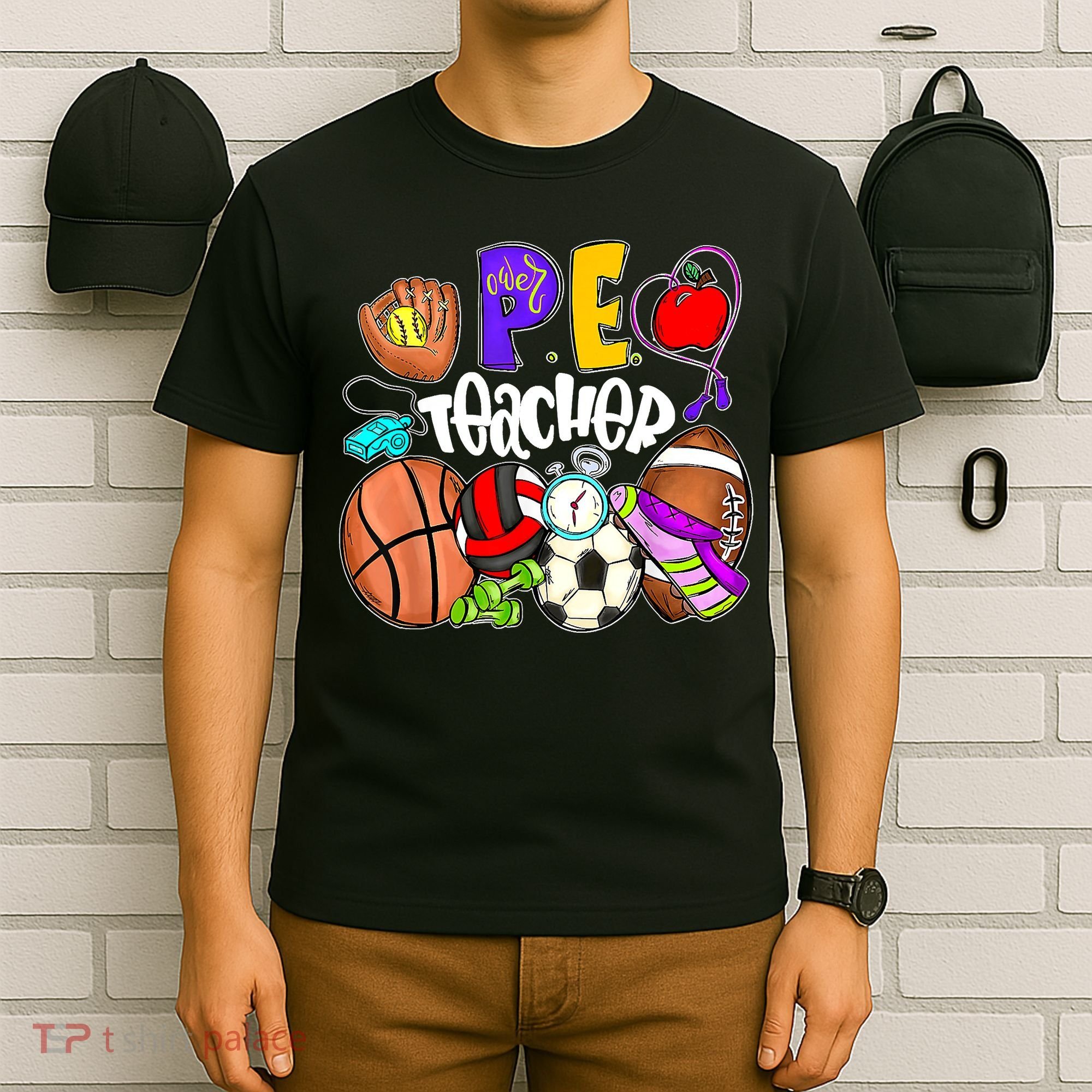 PE Teacher Funny Physical Education Teacher Back To School T-Shirt