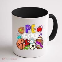 PE Teacher Funny Physical Education Teacher Back To School Coffee Mug thumb 1