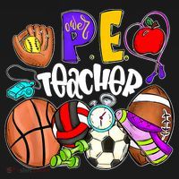 PE Teacher Funny Physical Education Teacher Back To School Women's Hoodie thumb 2