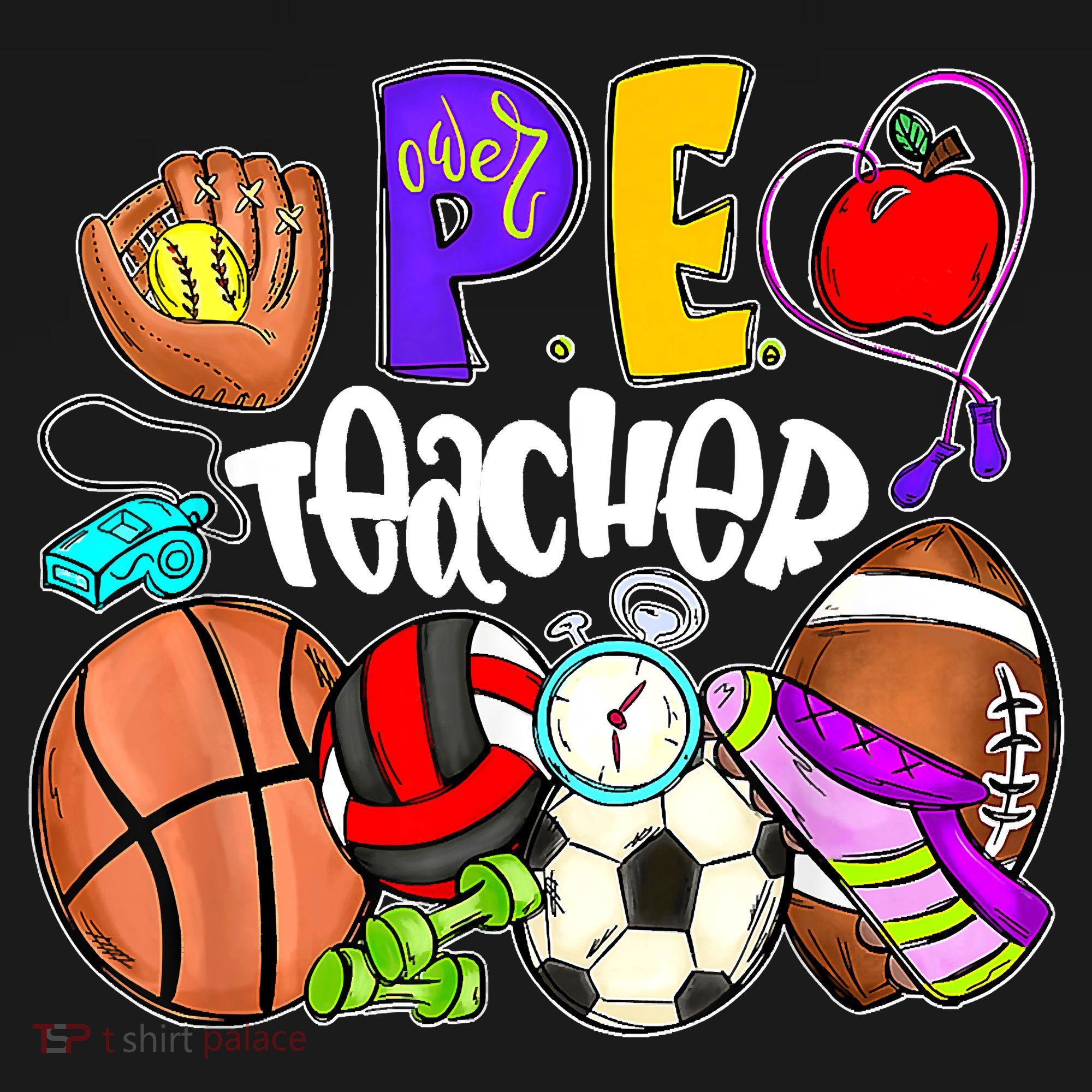 PE Teacher Funny Physical Education Teacher Back To School Women's Tank Top