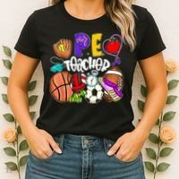 PE Teacher Funny Physical Education Teacher Back To School Women's T-Shirt thumb 2