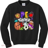 PE Teacher Funny Physical Education Teacher Back To School Kids Sweatshirt thumb 0