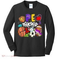 PE Teacher Funny Physical Education Teacher Back To School Kids Long Sleeve Shirt thumb 0
