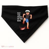 Put The Fries In The Bag Josh Block Wots USA-Made Doggie Bandana thumb 0