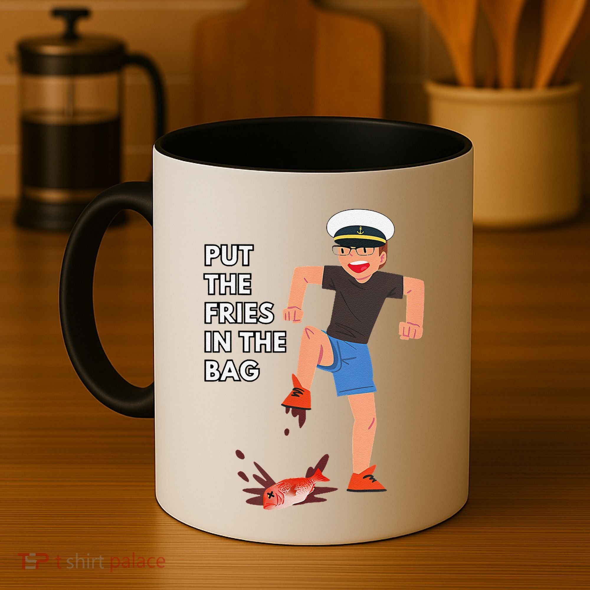 Put The Fries In The Bag Josh Block Wots Coffee Mug