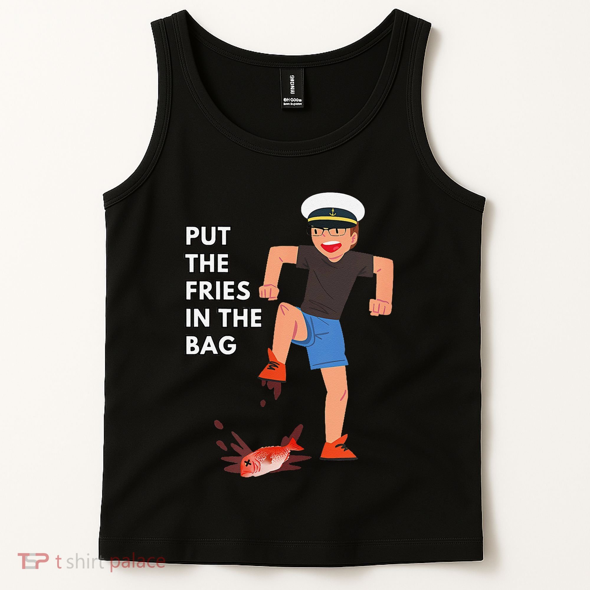 Put The Fries In The Bag Josh Block Wots Tank Top