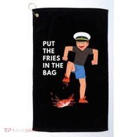 Put The Fries In The Bag Josh Block Wots Golf Towel thumb 0