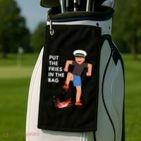 Put The Fries In The Bag Josh Block Wots Golf Towel thumb 2