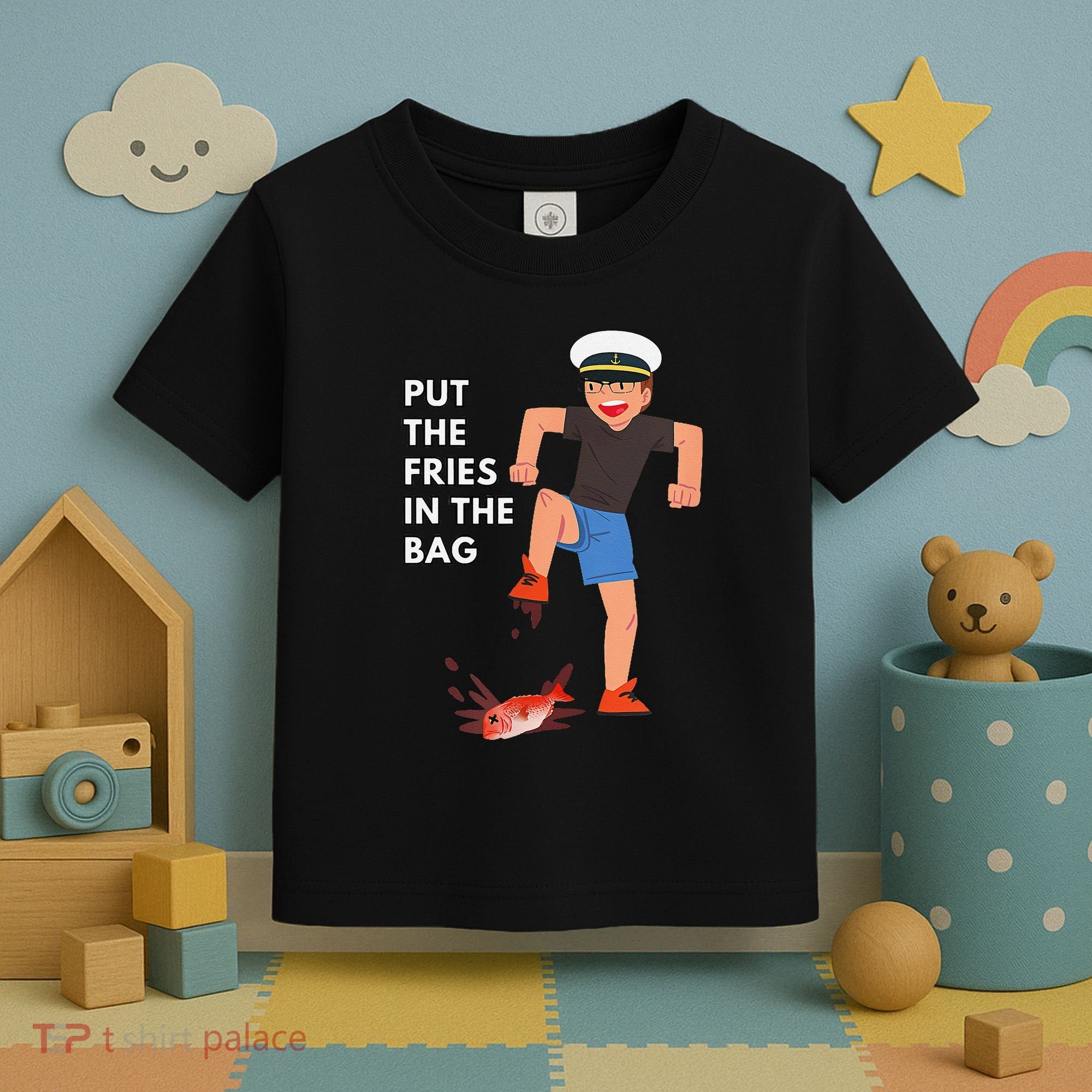 Put The Fries In The Bag Josh Block Wots Toddler T-Shirt